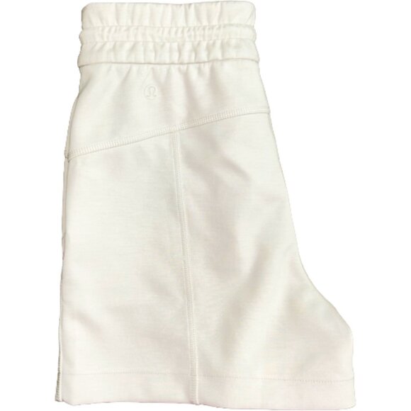 NWT Lululemon Softstreme HR Short 4” White Sz 2 Peach-Fuzz Fabric - Picture 2 of 8